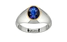 Goldcap Thailand Blue Sapphire Ring Rare Quality (R12)