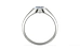 Sterling Silver Ceylon Blue Sapphire Ring Fine Quality (R12)
