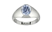 Sterling Silver Ceylon Blue Sapphire Ring Fine Quality (R12)