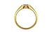 Gold Ceylon Blue Sapphire Ring Fine Quality (R12)