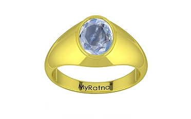 Panchdhatu Ceylon Blue Sapphire Ring Fine Quality (R12)