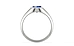 Sterling Silver Ceylon Blue Sapphire Ring Limited Quality (R12)