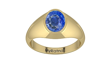 Ashtadhatu Ceylon Blue Sapphire Ring Limited Quality (R12)