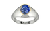 Goldcap Ceylon Blue Sapphire Ring Limited Quality (R12)