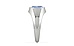 Sterling Silver Ceylon Blue Sapphire Ring Prime Quality (R12)