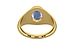Gold Ceylon Blue Sapphire Ring Prime Quality (R12)