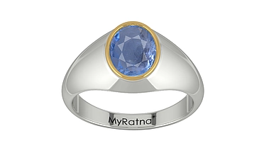 Goldcap Ceylon Blue Sapphire Ring Prime Quality (R12)