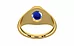 Gold Ceylon Blue Sapphire Ring Rare Quality (R12)