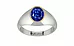 Goldcap Ceylon Blue Sapphire Ring Rare Quality (R12)