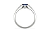 Goldcap Ceylon Blue Sapphire Ring Rare Quality (R12)