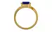 Gold Thailand Blue Sapphire Ring Prime Quality (R2)