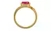 Gold Ruby Ring Fine Quality (R2)