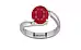 Sterling Silver Ruby Ring Limited Quality (R2)