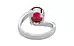 Sterling Silver Ruby Ring Limited Quality (R2)