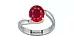 Sterling Silver Ruby Ring Rare Quality (R2)