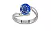Sterling Silver Ceylon Blue Sapphire Ring Limited Quality (R2)