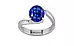 Sterling Silver Ceylon Blue Sapphire Ring Rare Quality (R2)