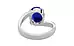 Sterling Silver Ceylon Blue Sapphire Ring Rare Quality (R2)