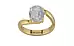 Ashtadhatu Ceylon White Sapphire Ring Fine Quality (R2)