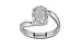 Sterling Silver Ceylon White Sapphire Ring Rare Quality (R2)
