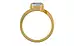 Gold Ceylon White Sapphire Ring Rare Quality (R2)