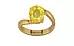 Gold Ceylon Yellow Sapphire Ring Limited Quality (R2)