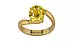Gold Ceylon Yellow Sapphire Ring Rare Quality (R2)