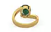Gold Zambian Emerald Ring Fine Quality (R2)