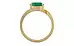 Ashtadhatu Zambian Emerald Ring Limited Quality (R2)
