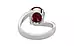 Sterling Silver Hessonite Garnet Ring Prime Quality (R2)