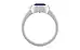 Sterling Silver Thailand Blue Sapphire Ring Prime Quality (R3)
