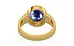 Gold Thailand Blue Sapphire Ring Prime Quality (R3)
