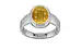 Sterling Silver Thailand Yellow Sapphire Ring Prime Quality (R3)