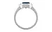 Sterling Silver Ceylon Blue Sapphire Ring Rare Quality (R3)