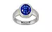 Sterling Silver Ceylon Blue Sapphire Ring Rare Quality (R3)