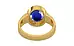 Gold Ceylon Blue Sapphire Ring Rare Quality (R3)