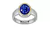 Goldcap Ceylon Blue Sapphire Ring Rare Quality (R3)