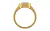 Gold Ceylon White Sapphire Ring Limited Quality (R3)