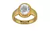 Gold Ceylon White Sapphire Ring Limited Quality (R3)