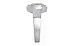 Goldcap Ceylon White Sapphire Ring Limited Quality (R3)