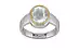 Goldcap Ceylon White Sapphire Ring Limited Quality (R3)