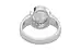 Goldcap Ceylon White Sapphire Ring Limited Quality (R3)