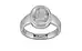 Sterling Silver Ceylon White Sapphire Ring Prime Quality (R3)