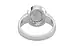 Sterling Silver Ceylon White Sapphire Ring Prime Quality (R3)