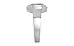 Sterling Silver Ceylon White Sapphire Ring Prime Quality (R3)