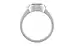 Sterling Silver Ceylon White Sapphire Ring Prime Quality (R3)