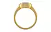 Gold Ceylon White Sapphire Ring Rare Quality (R3)