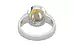 Sterling Silver Ceylon Yellow Sapphire Ring Prime Quality (R3)