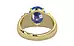 Ashtadhatu Thailand Blue Sapphire Ring Fine Quality (R4)