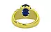 Panchdhatu Thailand Blue Sapphire Ring Limited Quality (R4)